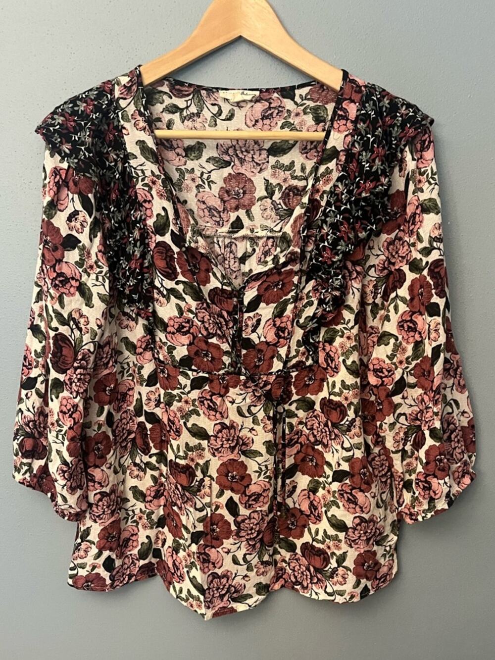 Jane and Delancey Floral Blouse